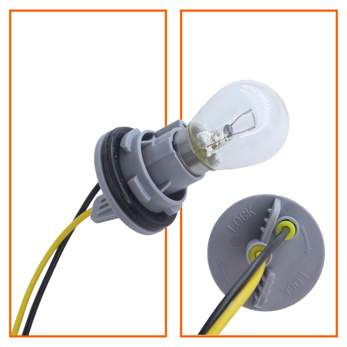 92451-4C500 Rear Tail Light Bulb Socket Wire Harness 1pc ，Fits for Kia Optima 2014 2015, Compatible with OE 92451-4C500、924514C500