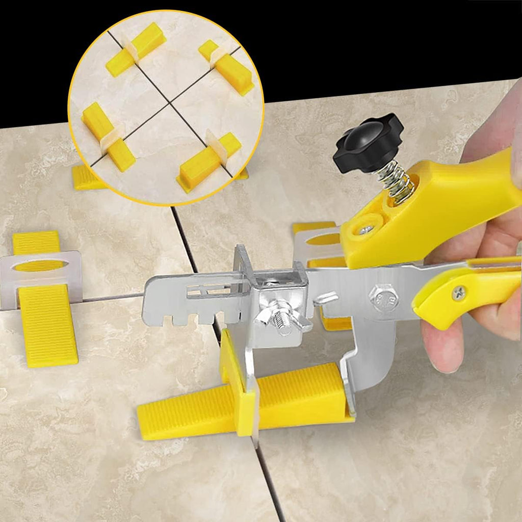 Tile Leveling System with Plier, 300 Tile Spacers 1/8" and 100 Wedges
