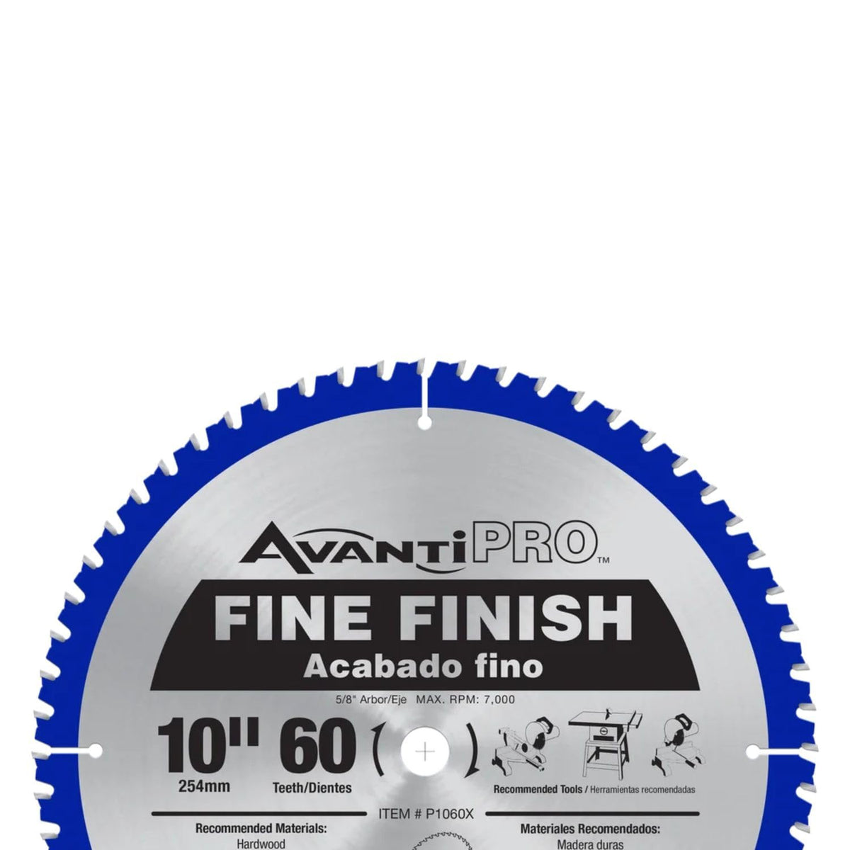 AvantiPro Fine Finish Saw Blades - 10", 60-Tooth