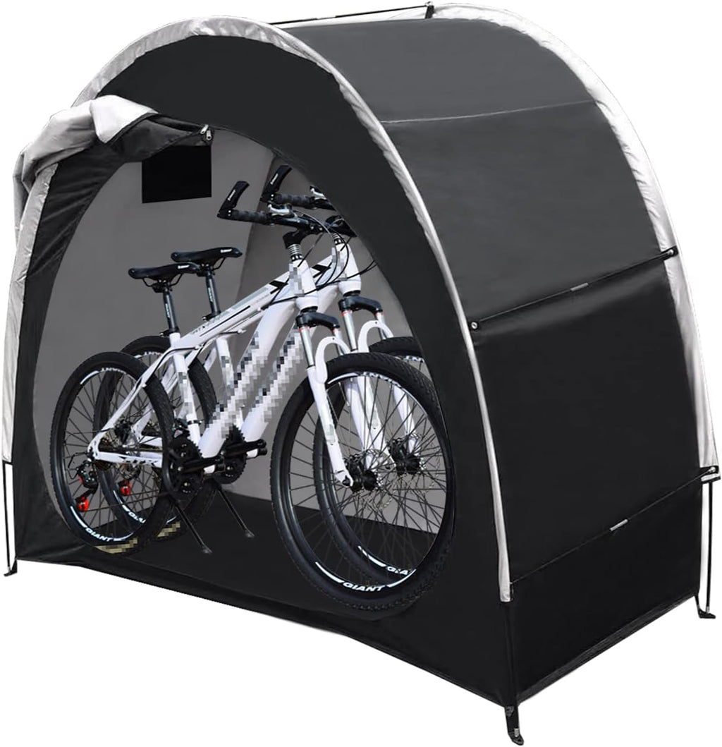Bike Storage Tent Shed, Outdoor Portable Cover for Bike, Lawn Mower & Garden Tools Bike Shelter, Heavy Duty