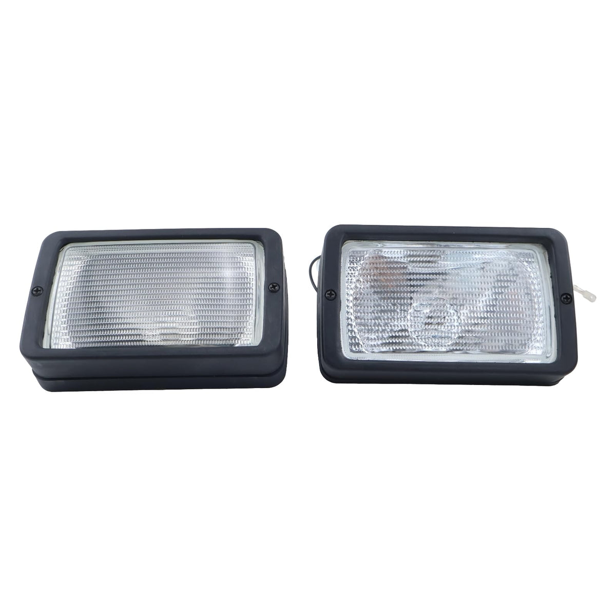 TCINDRR 12V (LH+RH) Front & Rear Working Light Set w/Bulb 700/31800 Compatible with JCB Backhoe 3C 3CX 3D 3DX 214 215 216 1400B 1550B 1600B