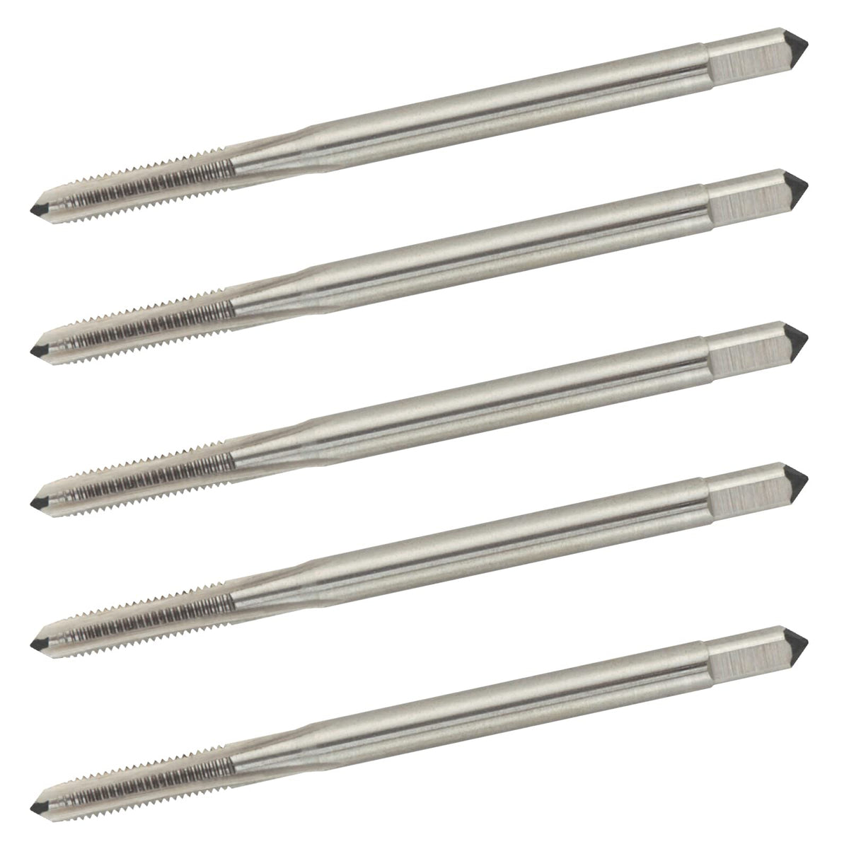 Aceteel 5pcs No 2-56 UNC HSS Machine Tap Right Hand