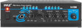 Home Audio Power Amplifier System - 2X120W Mini Dual Channel Mixer Sound Stereo Receiver Box w/ RCA, AUX, Mic Input
