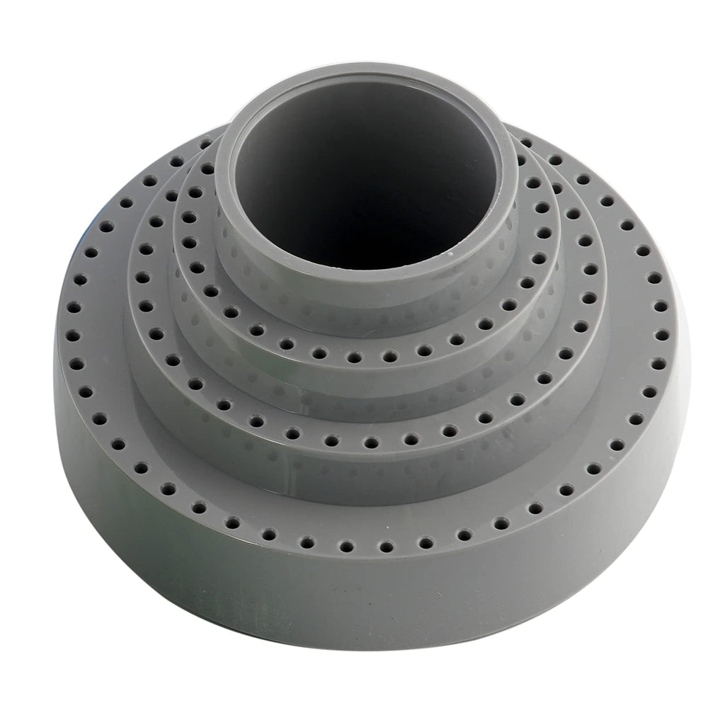 DZQ 360 Degree Rotating Bur Holder 116 Holes 1/8" Diameter Gray