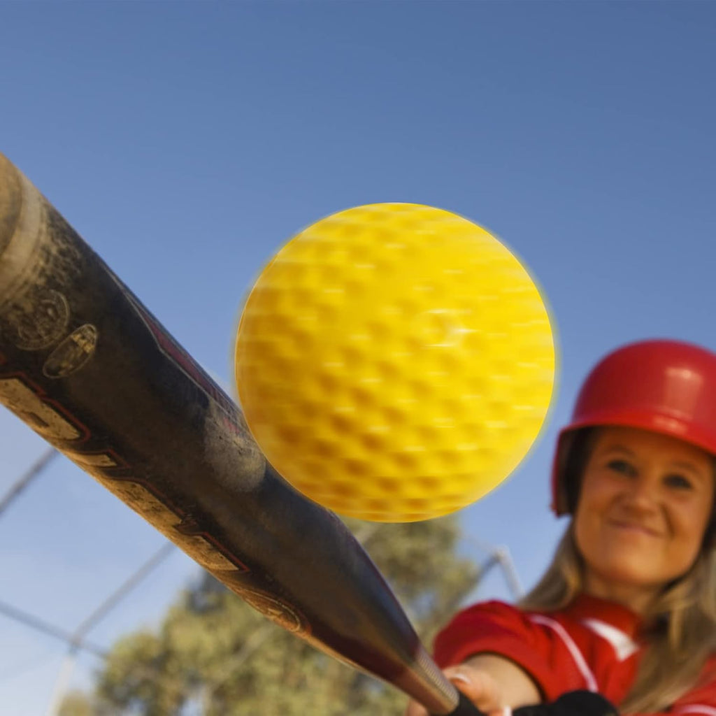 12 Pack Pitching Machine Softballs,12-Inch Pitching Machine Softballs for Hand-Eye Coordination, Hitting and Fielding