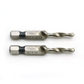 TEMO 2p M2 HSS 8-32 Combination Drill and Tap Deburr Countersink Hex Bit