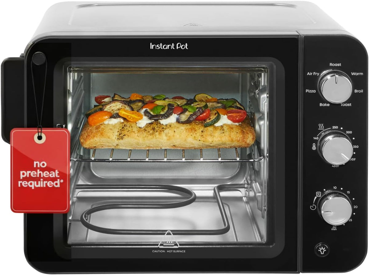 No Preheat Required* 4-Slice Air Fryer Toaster Oven with InstantHeat Technology, 7-in-1, Air Fry, Bake, Toast, Roast