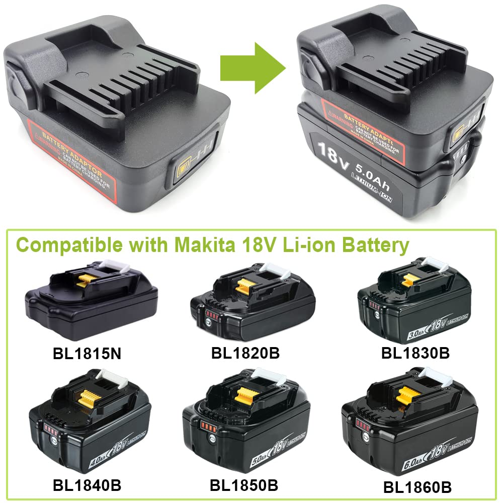 QINIZX Battery Adapter for Hitachi & Metabo HPT 18V Lithium Cordless Tool