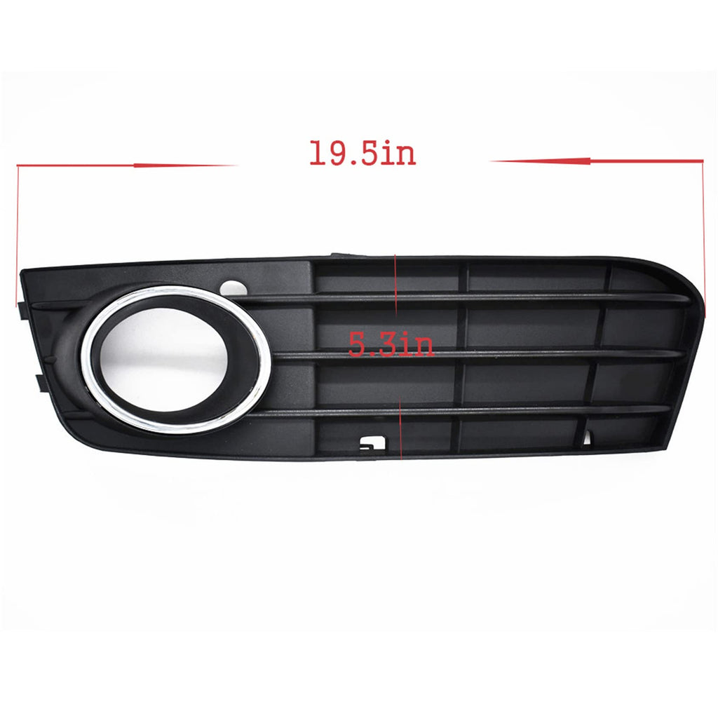 ANTUKO 2Pcs Fog Light Cover Replacement for A4 B8 A4L Edition 2009-2012