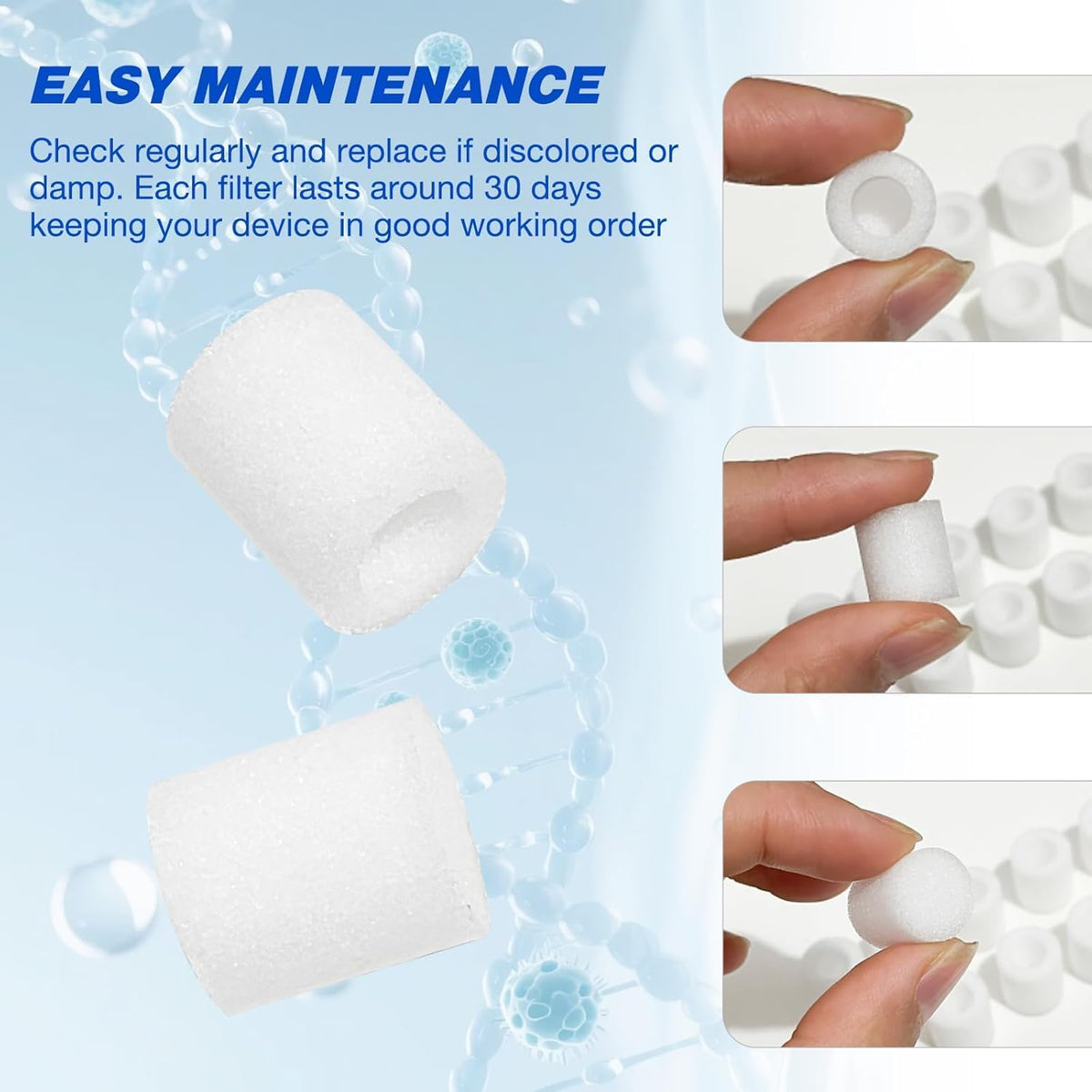 10 Pcs Nebulizer Filter for PARI Vios, Ultra II, Trek, and Trek S, CPAP Disposable Replacement Filter, Nebulizer Compressor Air Filter