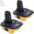 2-Pack DCA1820 Battery Adapter Compatible with De-walt 18V to 20V Adapter