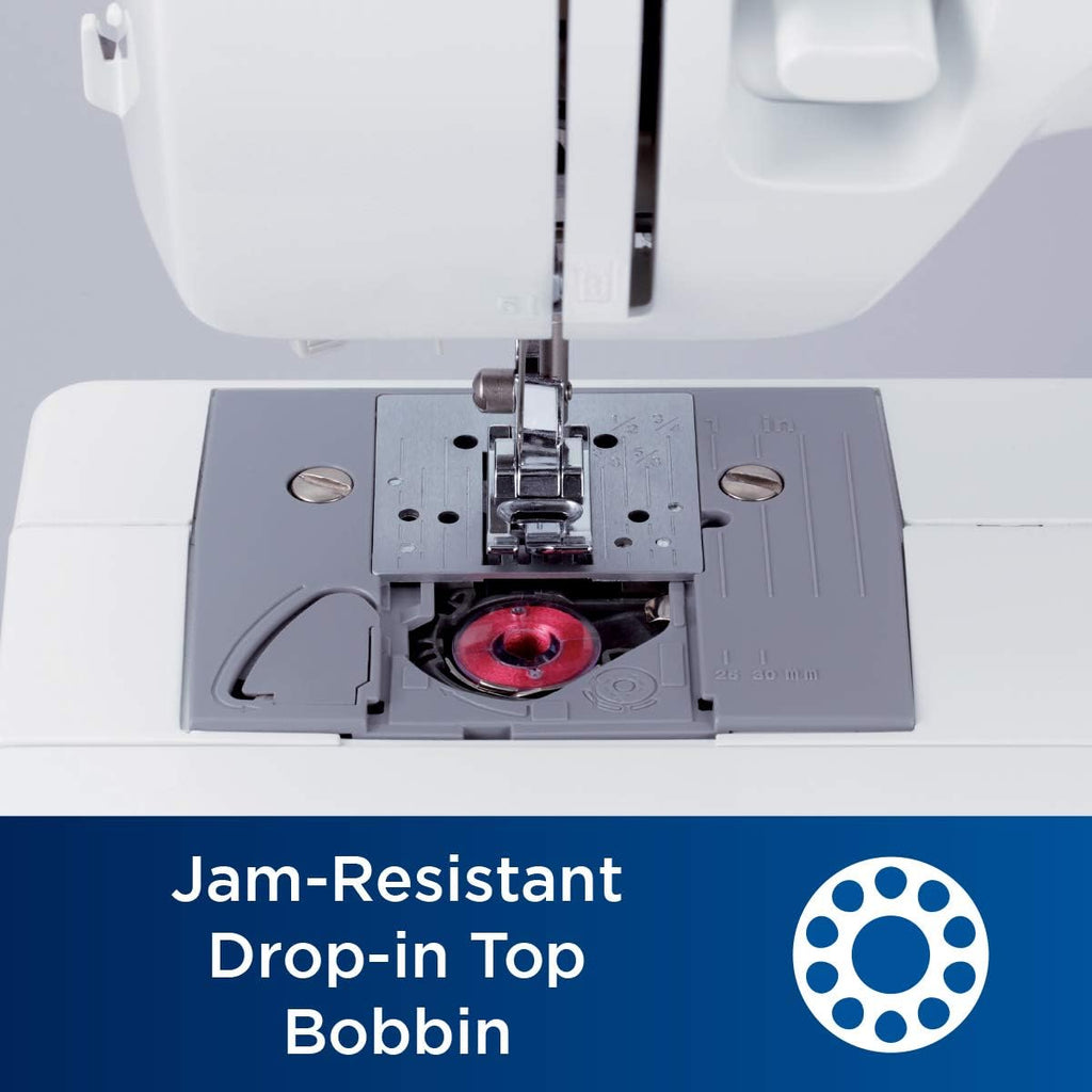 Sewing Machine, XM2701, Portable Sewing Machine, 27 Stitches | Easy sewing machine with 6 sewing feet, auto needle