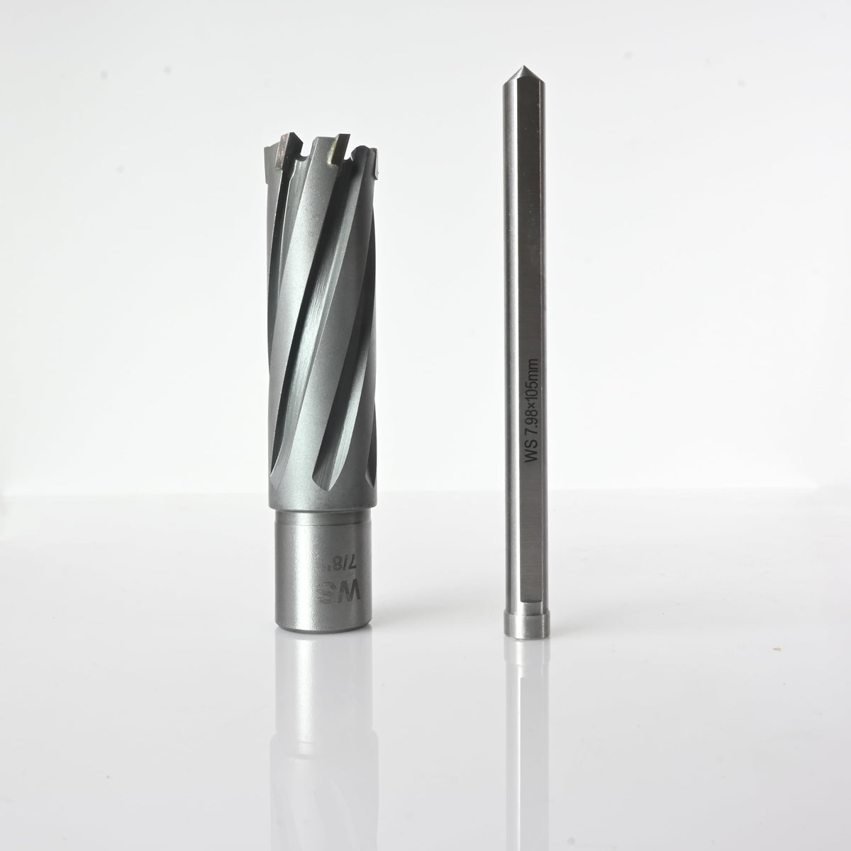 Wind Speed 7/8 in TCT Annular Cutter, 2 in Depth, 3/4 in Weldon Shank