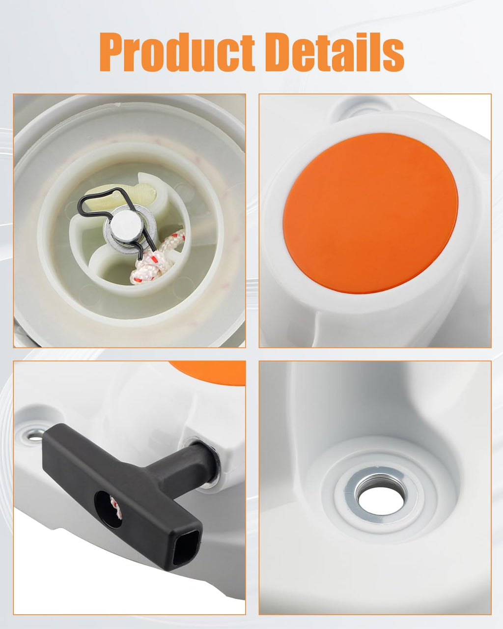 Recoil Starter Assembly 3-Pack Fit for Stihl TS410 TS420 Cut-Off Saws