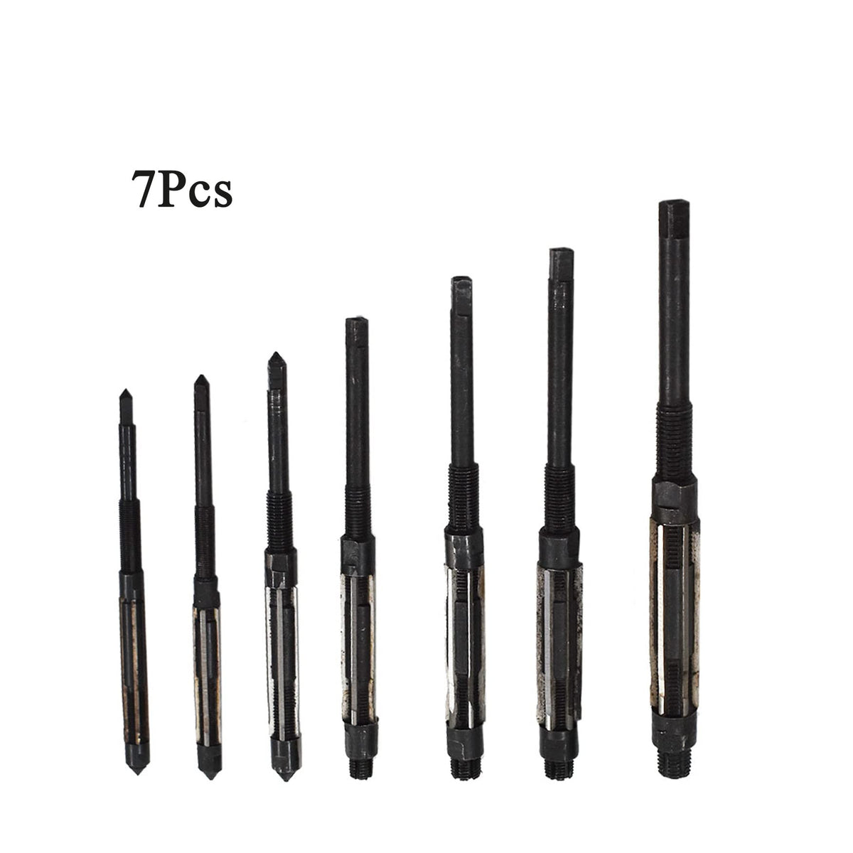 WFLNHB 7 Set High Speed Steel Adjustable Hand Reamer, 6.5mm - 11.75mm