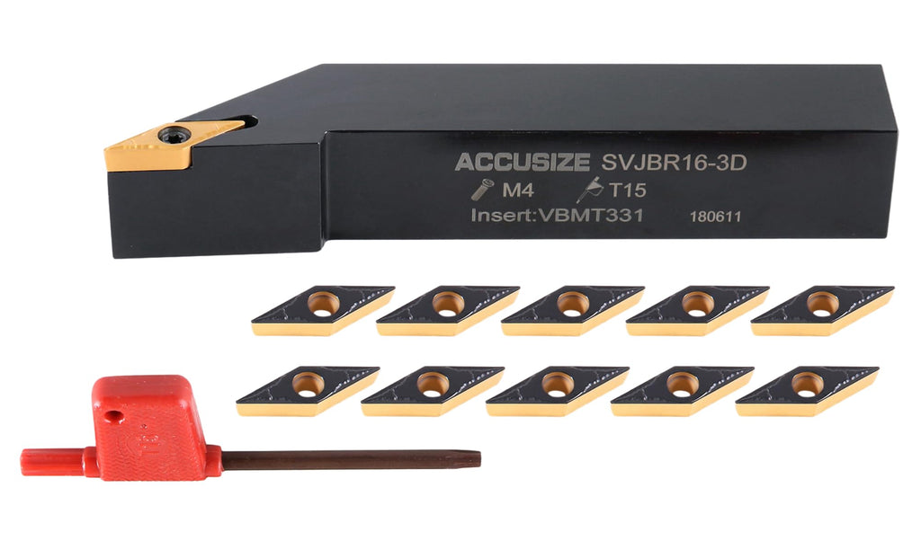 Accusize Indexable Tool Holder, 1", 2373-5014INS