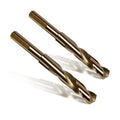 BECOLLO 5/8" Cobalt Drill Bit, 1/2" Reduced Shank with 3-Flats,Suitable for Drilling in Hard Metal, Stainless Steel, Cast Iron,2 Pieces