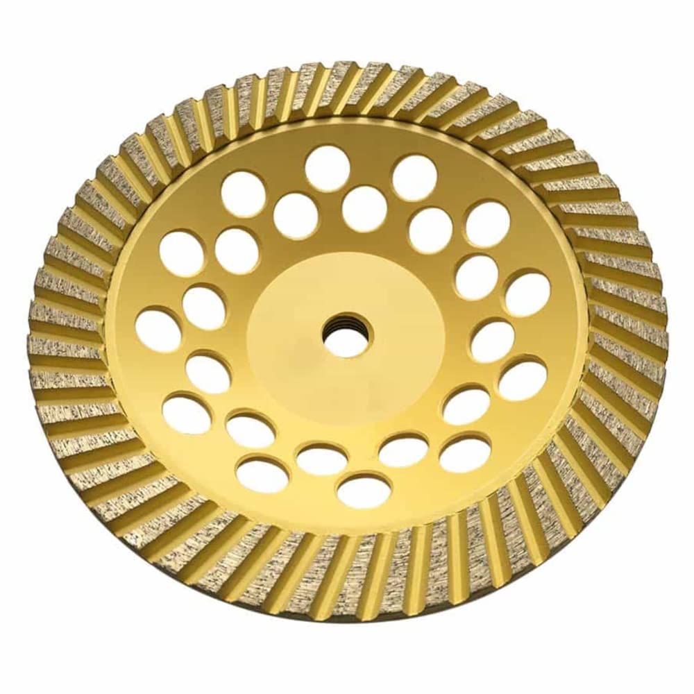 7" Grinding Wheels for Concrete, Granite, and Marble, #60/80 Grit