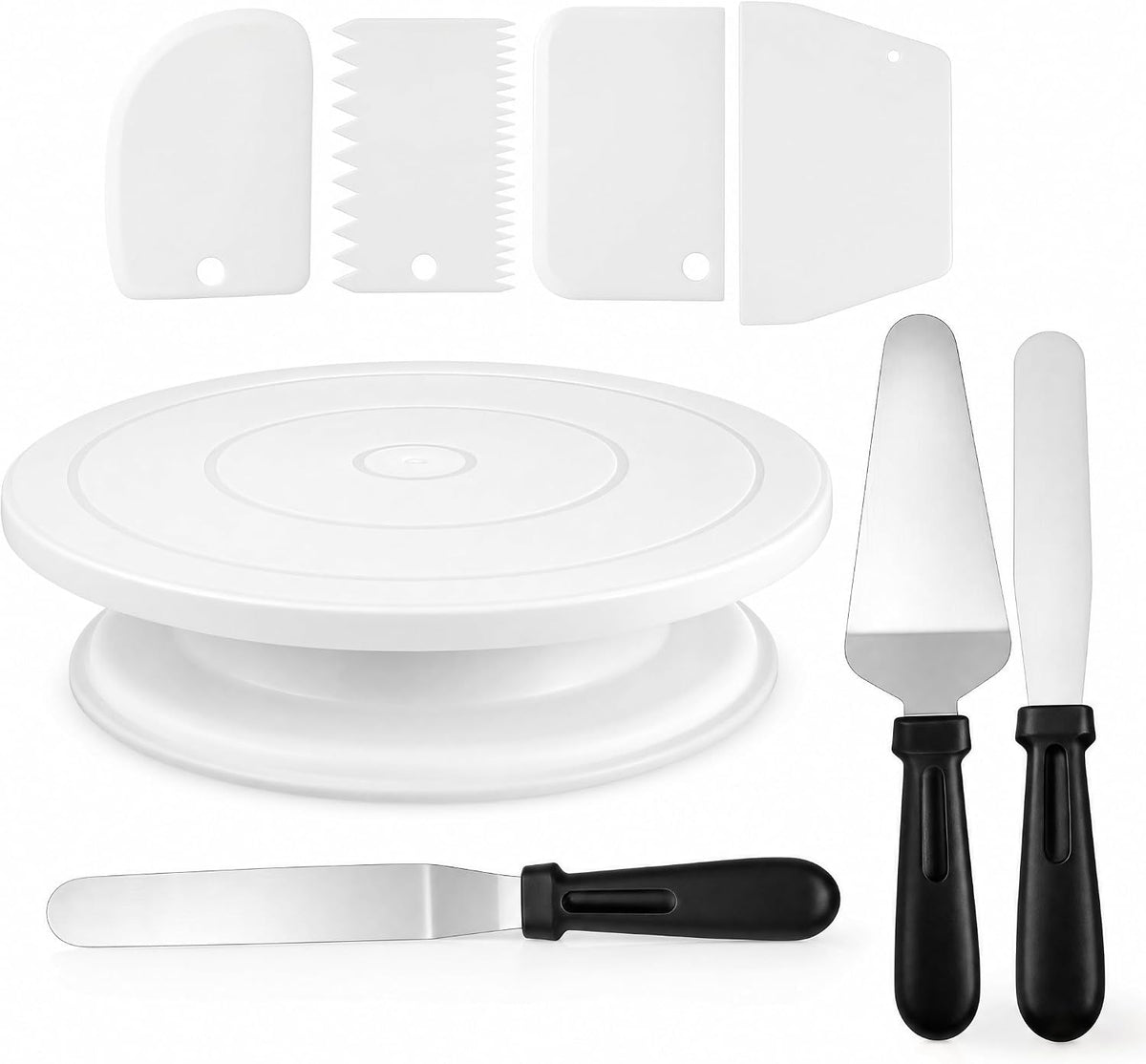 Cake Decorating Kit with Cake Turntable and Decorating Tools