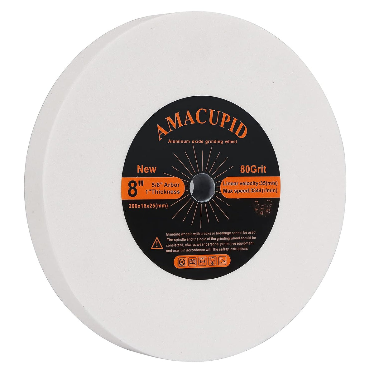 Bench Grinder Grinding Wheels. 80 Grit 8 Inch. Sharpening Various Steels