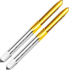 2Pcs 10-24 UNC Thread Tap for Metal,10-24 UNC M2 HSS Thread Milling Tap