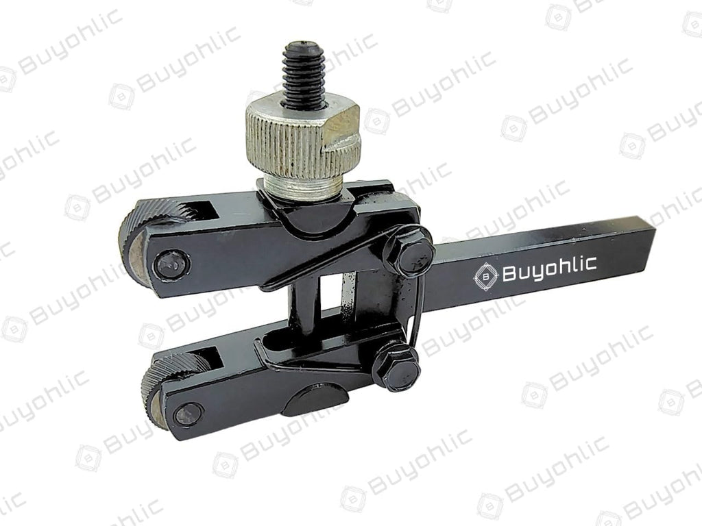 Buyohlic Knurling Tool for Lathe Machine (Clamp Type With Knob 3 to 20 mm Capacity, Tool Steel, 3/8'' X 3/8'' X 5-3/8'' Inch- 12 MM)