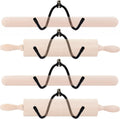 Rolling Pin Holder Rolling Pin Display Rack Rolling Pin Storage - Hardware Included - No Rolling Pin-4/PK
