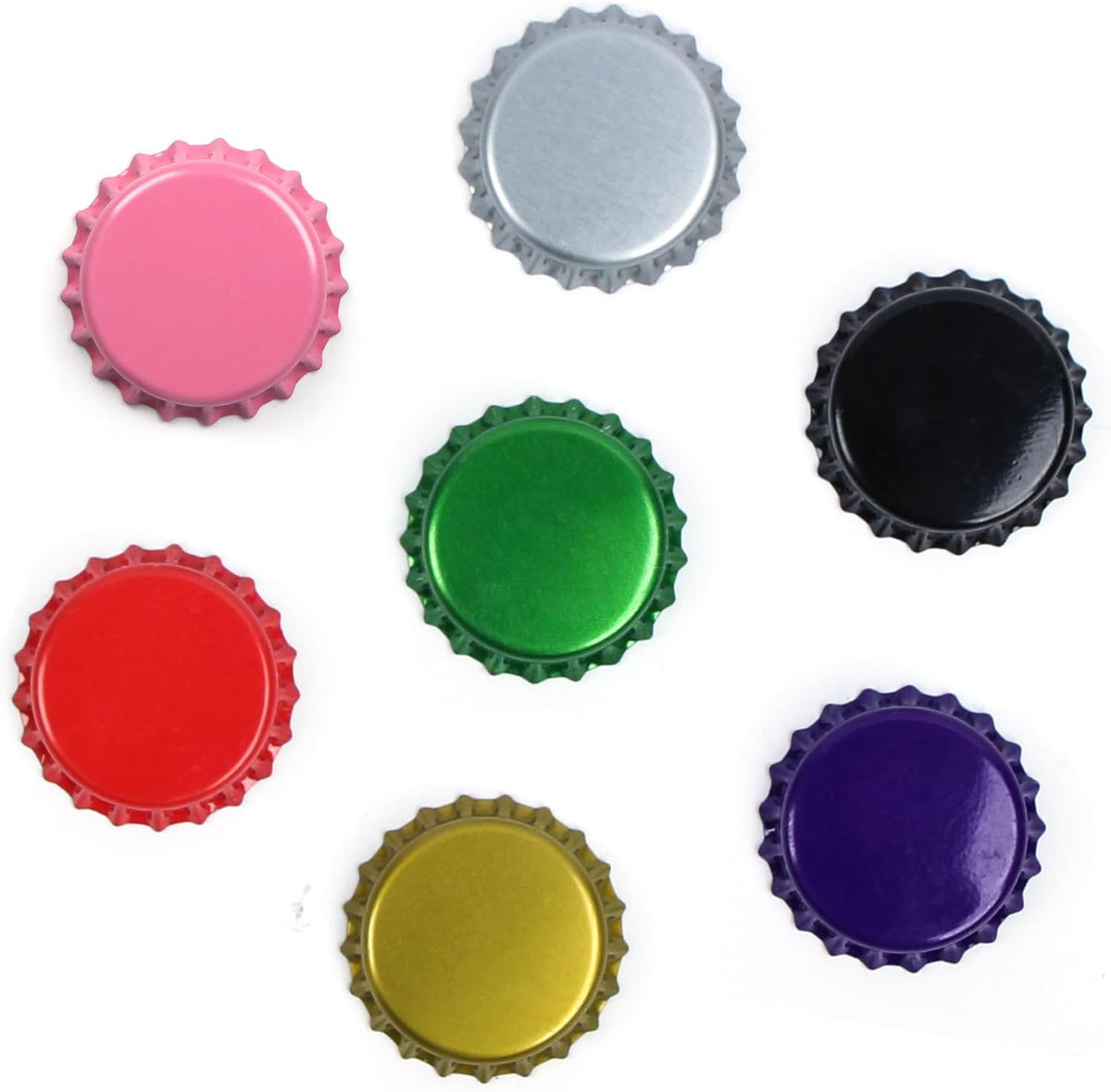315 Pack Beer Bottle Caps Oxygen Absorbing Crowns, Ideal for HomeBrew, 7 Assorted Colors
