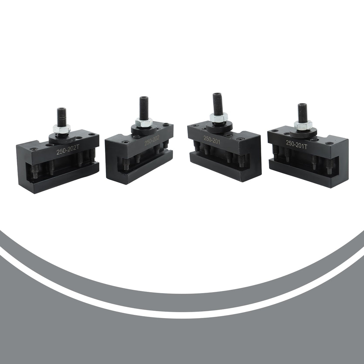 4Pcs BXA Tool Post Tool Holder Quick Change Turning and Facing Holder for Lathe