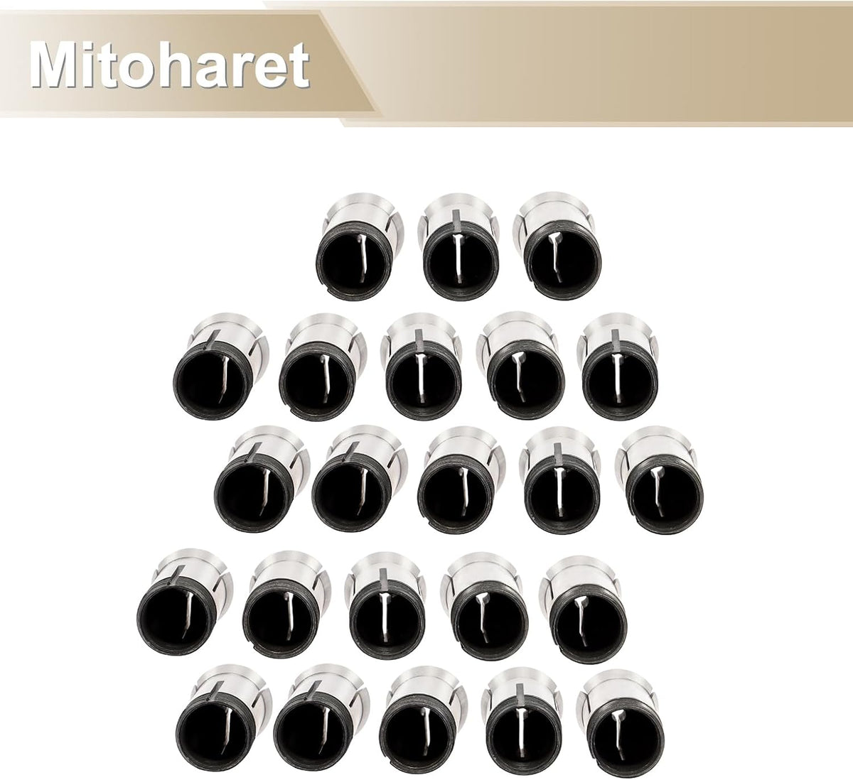 5C Metric Collet Set 23 Piece 3mm to 25mm x 1mm 0.0005" Accuracy for CNC Milling Machine
