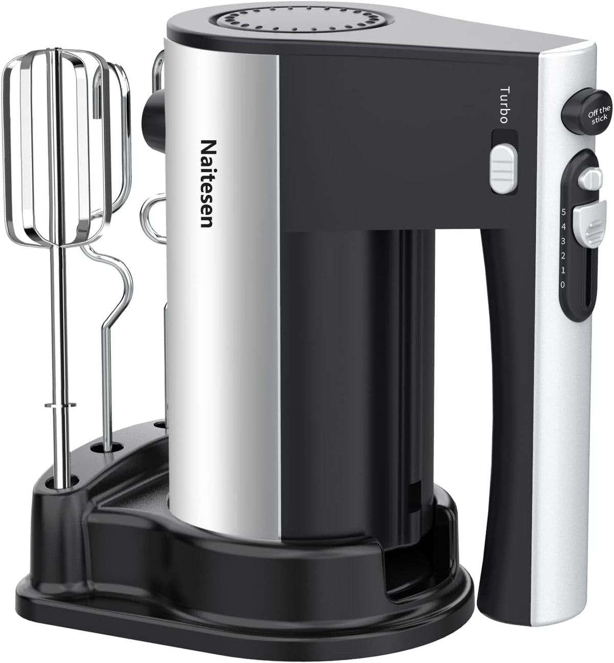 600W Powerful Hand Mixer Electric 10 Speed Powerful with Turbo | Kitchen Handheld Mixer for Baking Cake Lightweight &