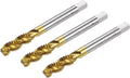uxcell 3pcs Spiral Flute Thread Taps,5/16-18 UNC H2 Screw Threading Tap