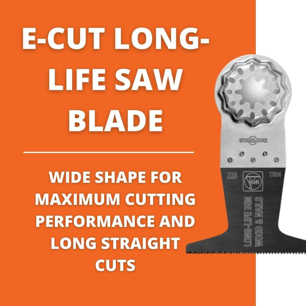 Fein Starlock E-Cut Long-Life Saw Blade - 2-1/2" Width, 2" Length
