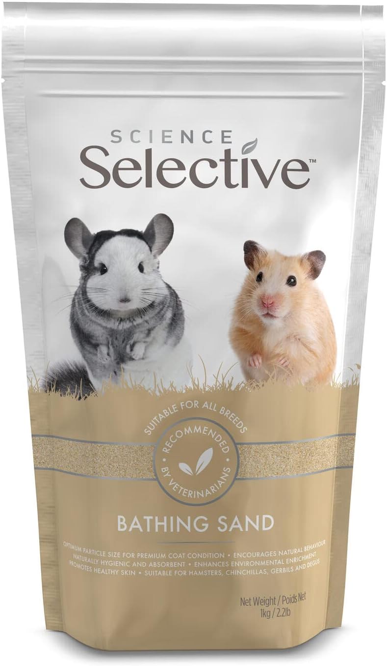 Science Selective Bathing Sand for Hamsters, Gerbils, Chinchillas & Degus