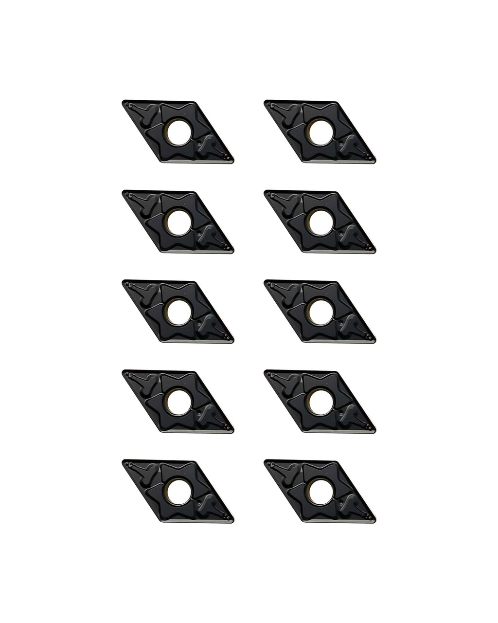 Zorqon 10Pcs DNMG442 DNMG150608 Carbide Turning Inserts