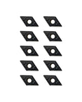 Zorqon 10Pcs DNMG442 DNMG150608 Carbide Turning Inserts