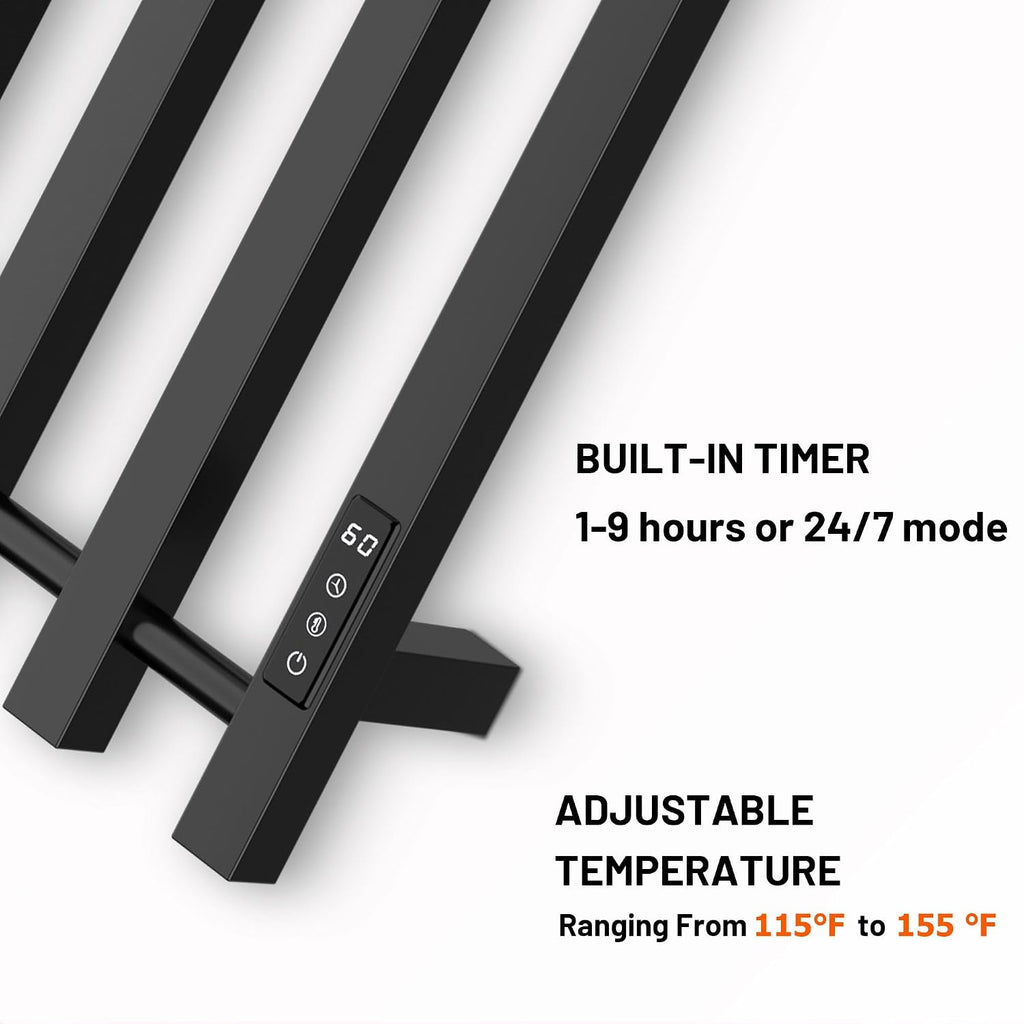 Paraheeter Towel Warmer, Towel Warmer Rack, Heated Towel Racks for Bathroom, Towel Heater, Towel Dryer, Wall Mounted