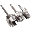 Eyech 3PCS PVC Pipe Threader Kit 1/2" 3/4" 1" NPT, Internal & External Pipe Thread Cutting Tool, Pipe Threader Drill Attachment, Plastic PVC PPR Pipe Threading Tool Set