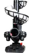 388BH Baseball Pitching Machine, 4 Adjustable Angles, 3 Pitch Angles, Power Bank/Battery Powered, Includes 9 Training