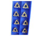 Indexable Carbide Turning Inserts 10PCS RT22.01W-N60P 201 Hard Alloy Thread Cutting Tool Lathe Turning Applies to Stainless Steel
