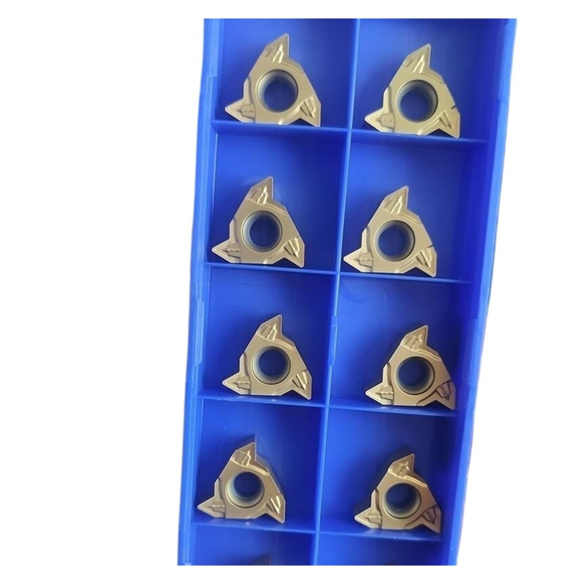 Indexable Carbide Turning Inserts 10PCS RT22.01W-N60P 201 Hard Alloy Thread Cutting Tool Lathe Turning Applies to Stainless Steel