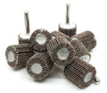 Benchmark Abrasives 1" X 1" (1/4" Shaft) Aluminum Oxide Flap Wheel - (10 Pack) (120 Grit)