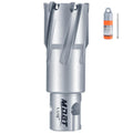 TCT Annular Cutter, 1-1/16" Diameter and 1-3/8depth, Universal Shank Compatible with 3/4" Weldon Shark and Other Standard Tool Holder, Carbide-Tipped Annular Cutter Mag Drill Bit with Pilot Pin