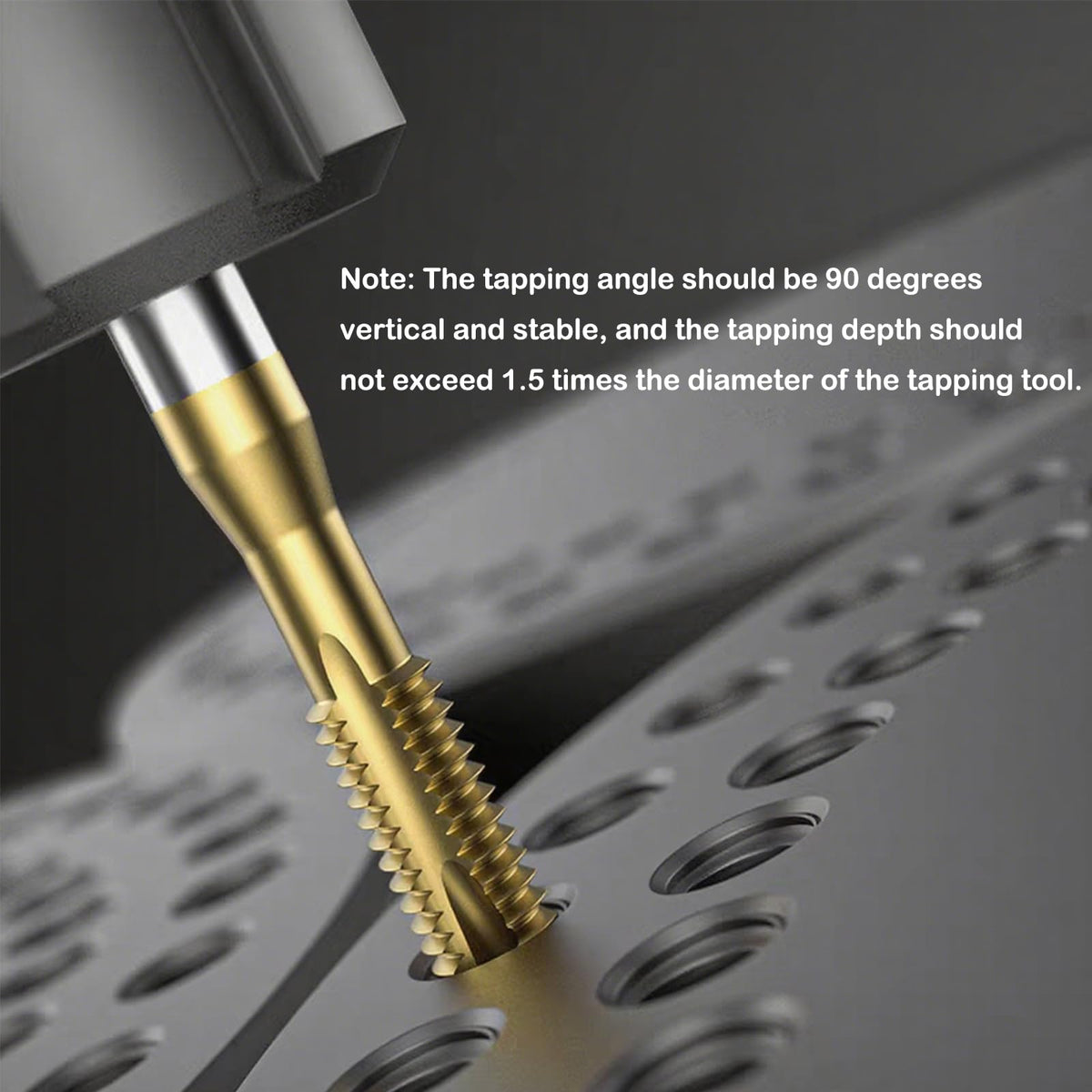 1/4"-20 UNC Spiral Point Threading Taps, Screw Thread Tapping Tool