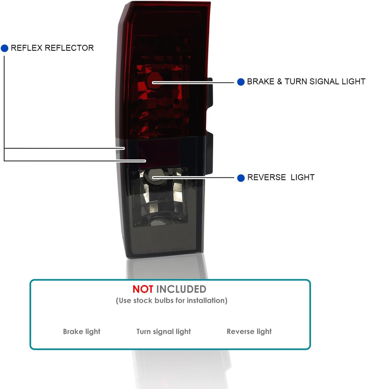 SPEC-D TUNING Tail Lights For 2005-2010 Hummer H3
