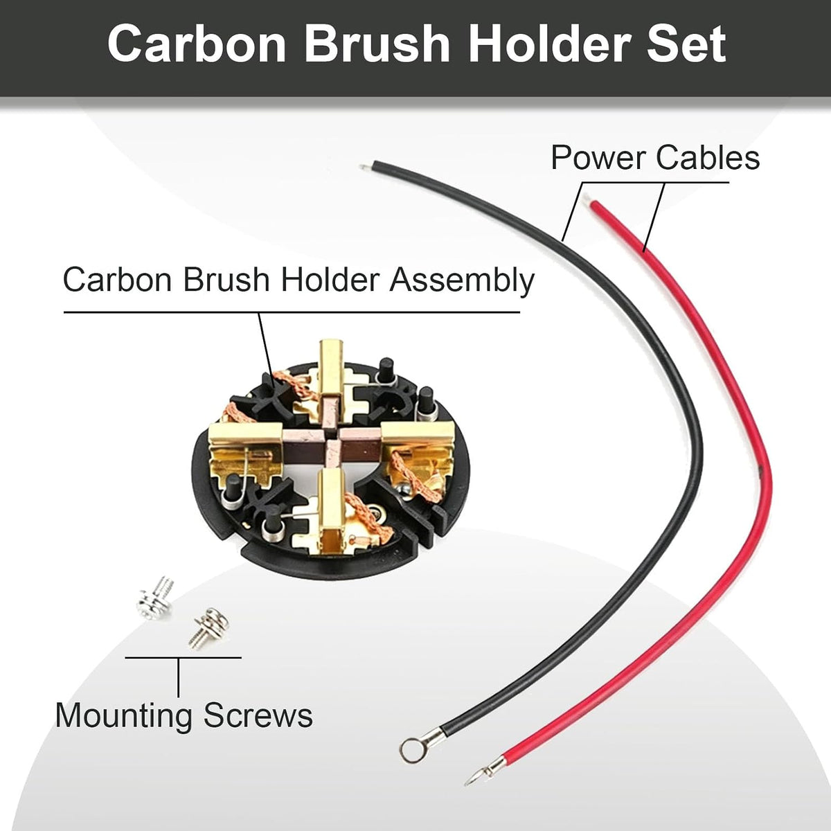 Carbon Brush Holder for Milwaukee 2601-20 2602-20 2650-20 2651-20, 18V Battery Drill Replacement Part, 22-22-1630