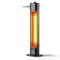 Outdoor Electric Patio Heater, 34-inch 1500W Infrared Tower Heater with Instant Heating, Tip-Over & Overheat