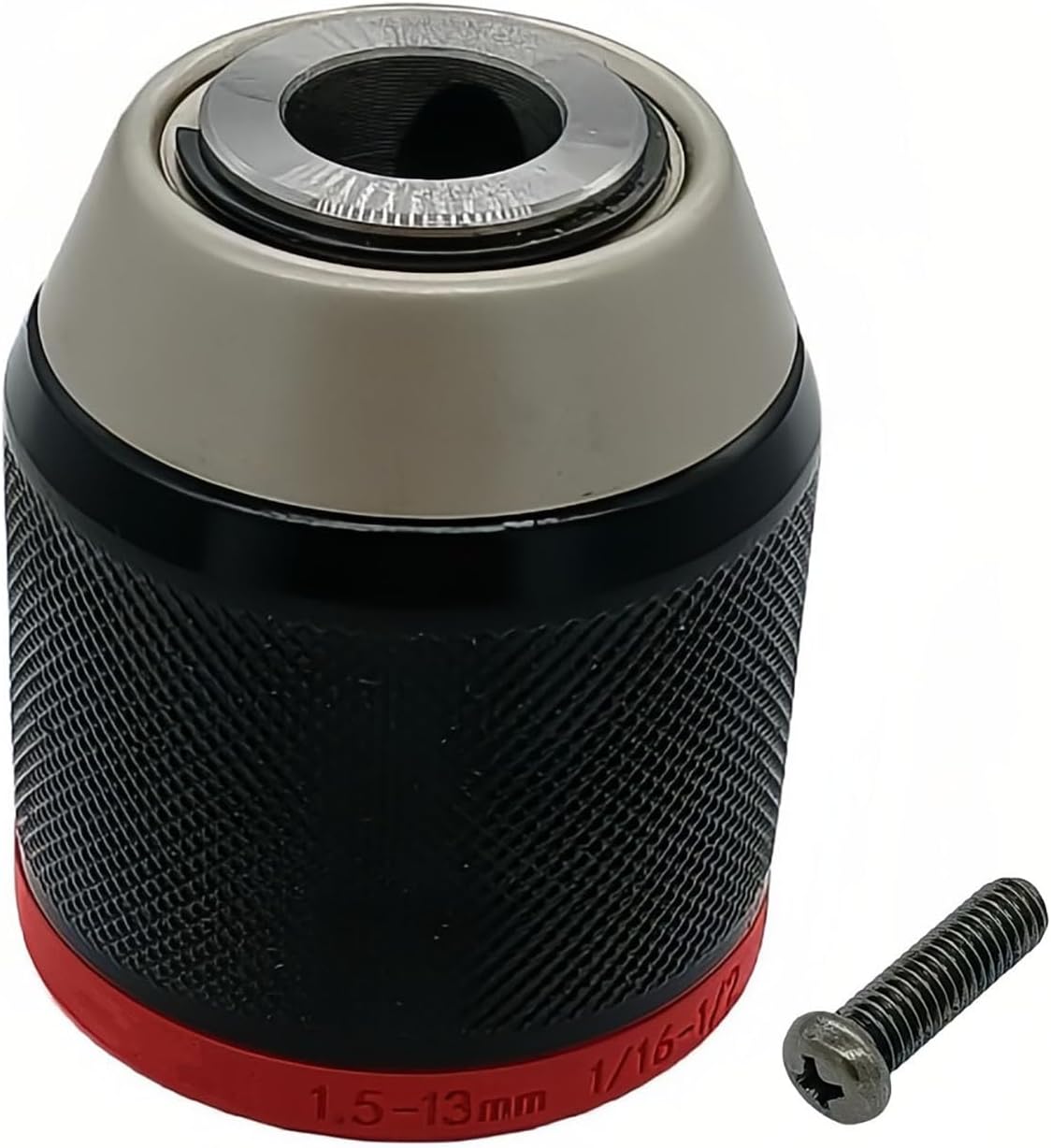 766015-4 N454251 Fit for Milwaukee 2608/2504/2606/2701/2607/2702/3404/2503 Drill Chuck 1/2-20UNF Mount 1.5-13mm Clamping Capacity