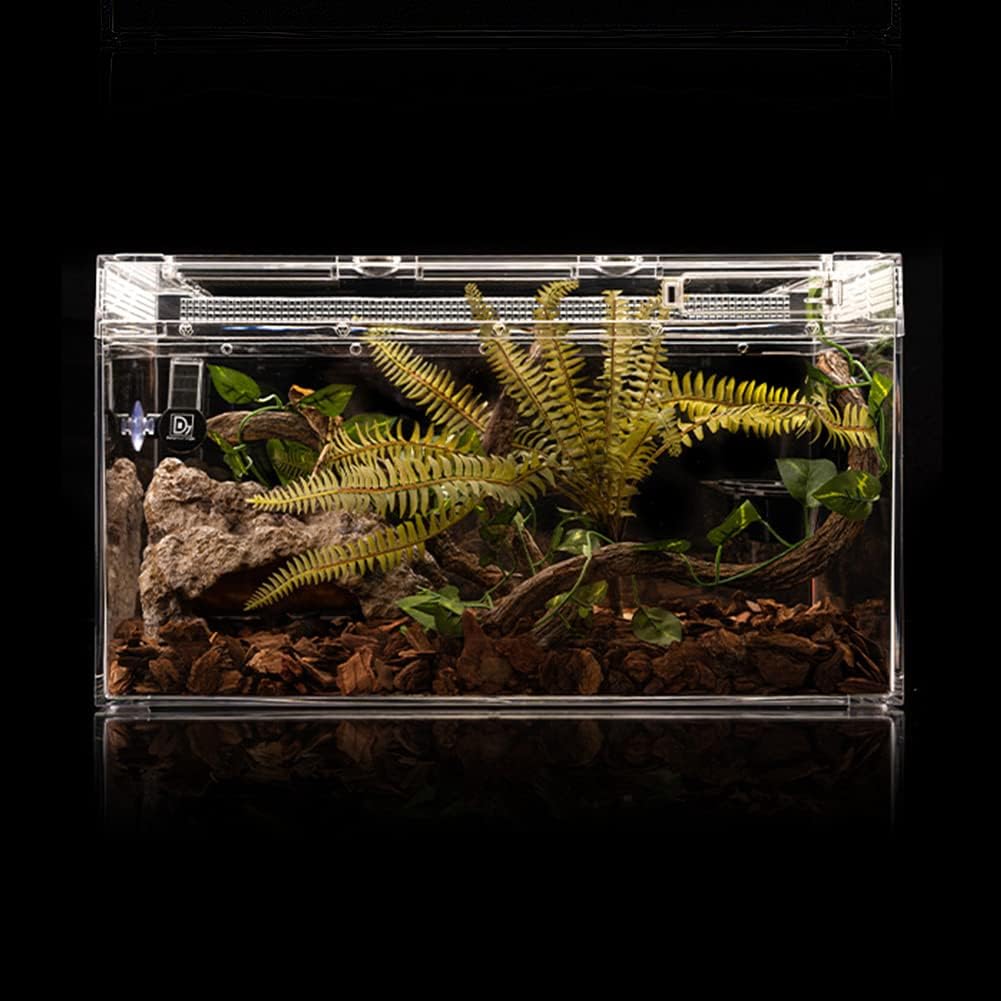 Reptile Hide Bearded Dragon Cave Hideouts Habitat Décor for Snake (Medium)