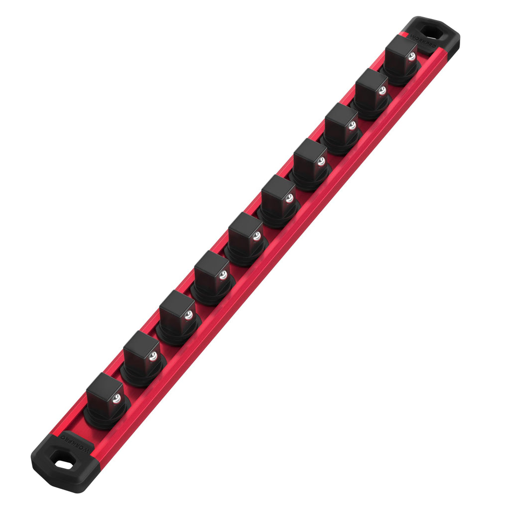 Magnetic Socket Organizer, Heavy-Duty 3/8-Inch Drive Socket Rail